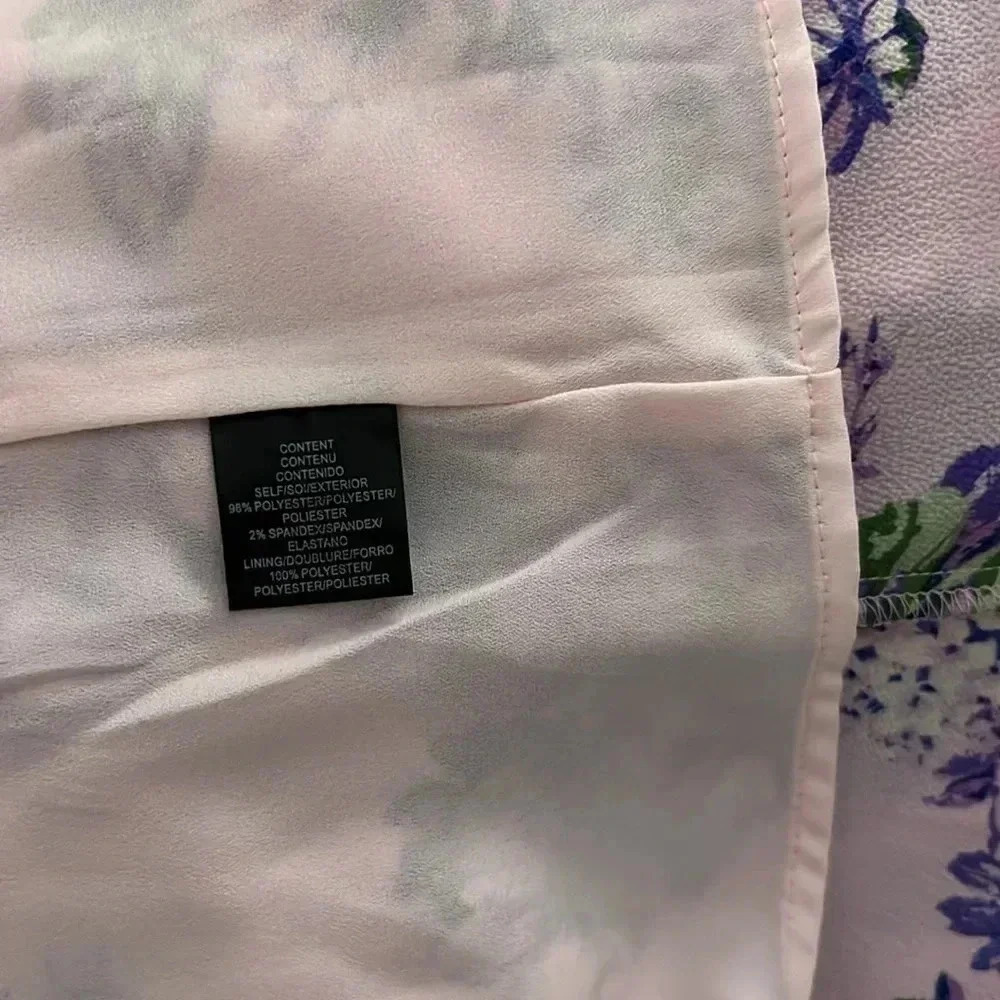 Waif lilac flowers off shoulder festival dress size Medium - Picture 6 of 7